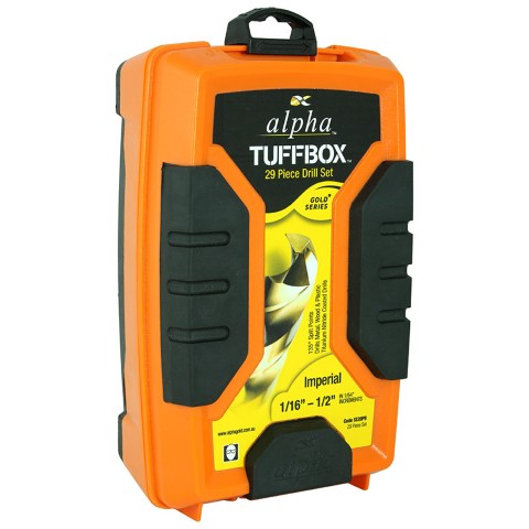 ALPHA IMPERIAL ALPHA GOLD SERIES TUFFBOX DRILL SET - 29 PIECE